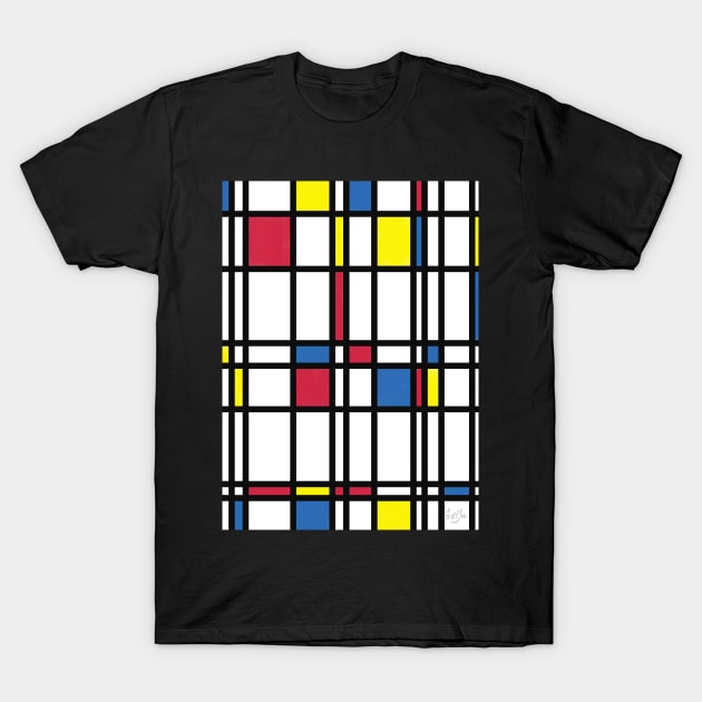 Mondrianics 1 T-Shirt by LozMac
